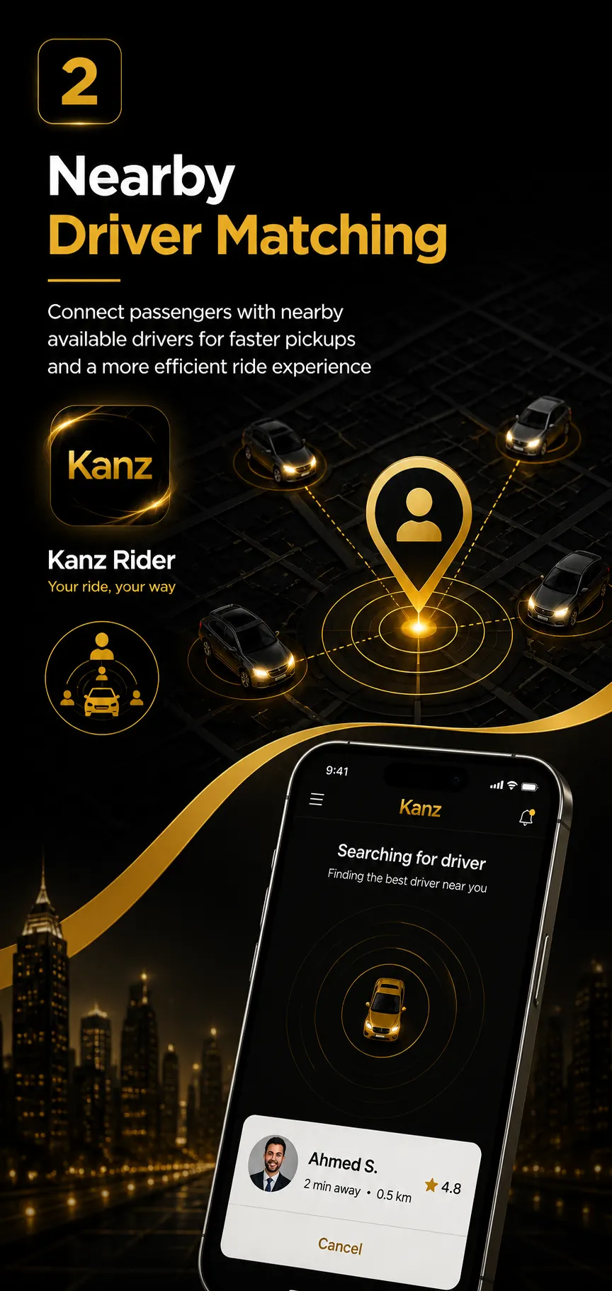 Nearby Driver Matching